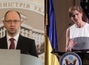 Яценюк и Пауэр обсудили ситуацию на Донбассе