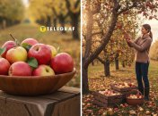 Збирання врожаю яблук зазвичай відбувається у жовтні
