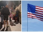 "Дайте им адрес посольства США": в россии пьяная толпа напала на девушку из-за американского флага (видео)