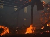 В Хырове горели отель и церковь