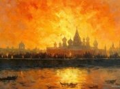 Пожар в Москве в представлении искусственного интеллекта