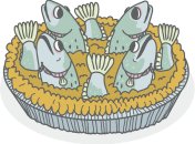 Пирог с сардинами по старинному английскому рецепту