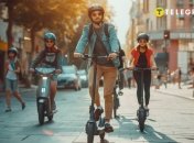 Электросамокат – это один из удобных и экологичных способов передвижения, который становится все более популярным в современных городах (фото создано с помощью ИИ)