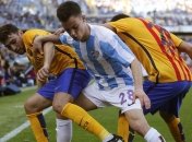 Динамовцы посетили матч "Малага" - "Барселона"