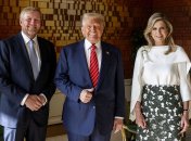 Дональд Трамп с королем и королевой Нидерландов