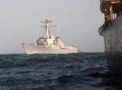 Эсминец присоединился к ударной группе кораблей ВМС США в Средиземном море