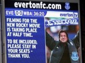 Сильвестр Сталлоне провел съемки фильма на матче "Эвертона"