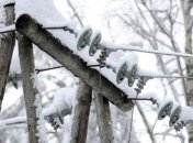 Из-за непогоды в Украине без электричества остаются 322 населенных пункта