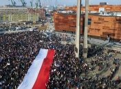 Прошла еще одна акция в поддержку бывшего президента Польши