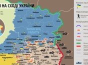 Карта АТО на востоке Украины (28 января)