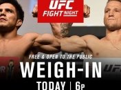 UFC Fight Night 143. Результаты взвешивания