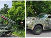 Українські військові використовують "міні-гради"