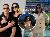 Андрей Лунин с женой Анастасией