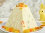 Очень красивая паска с вкраплениями желе