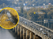 Пойманный сом весит около четырех килограммов