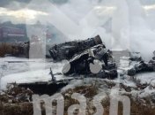 Под Москвой разбился военный истребитель 