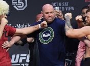 Макгрегор и Нурмагомедов едва не подрались на церемонии взвешивания (Видео)