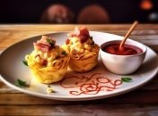 Привычная паста карбонара в необычном исполнении