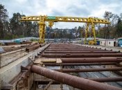 Недостроенный участок подземки в направлении будущей станции "Мостицкая"