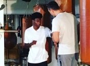 Как Владимир Кличко футболиста "Баварии" боксу обучал