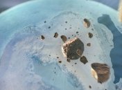 Гигантский кратер нашли подо льдом Гренландии