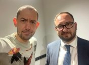 Роман Цимбалюк із адвокатом