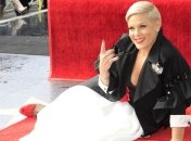 Американская певица Pink получила звезду на Аллее славы
