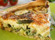 Пирог из кабачков и сыра