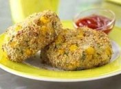 Рецепт. Рыбные котлеты с кукурузой
