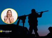 Девушка, военные