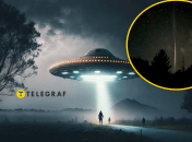 Таємничий фіолетовий промінь пронизав небо над Україною: що це було насправді (фото)