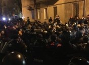 Сторонники задержанного Саакашвили митинговали под СБУ