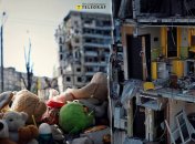 Дом в Днепре, в который 14 января 2023 года попала российская ракета