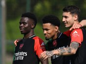 Игроки "Арсенала" готовятся к ПСЖ