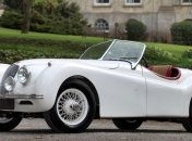 JAGUAR XK120 - шикарный автомобиль 50-х годов XX века