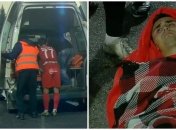 Шараю оказывали помощь прямо на стадионе