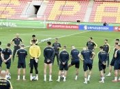 Тренировка сборной Украины
