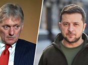 Владимир Зеленский и Дмитрий Песков