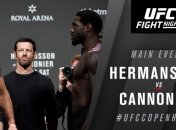 Каннонье избил Херманссона на турнире UFC в Копенгагене (Видео)