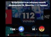 Как украинцы отнеслись к блокировке каналов Медведчука: данные опроса