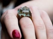 Сказочные миниатюрные миры внутри деревянных колец (Фото) 