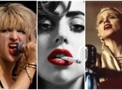 В отличие от Мадонны (справа), у которой только одна успешная главная роль, Кортни Лав и Леди Гага очень убедительны на экране