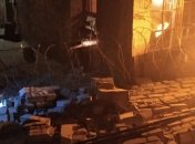 На территории "Мотор Сичи" рухнула кирпичная конструкция