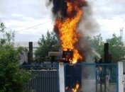 В МВД назвали причину пожара на Петровке в Киеве