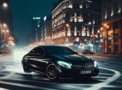 Mercedes дрифтує