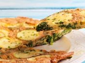 Овочевий омлет із кабачками