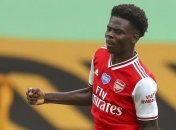 Красивый гол Сака - в обзоре матча Вулверхэмптон - Арсенал (Видео)