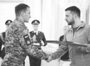 Володимир Зеленський і Герой України Олександр Кукурба