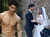 Тейлор Лотнер и его супруга