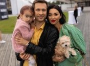 Дмитрий Ступка с женой и дочерью